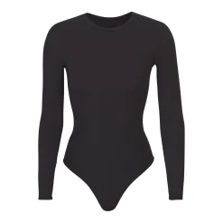 FITS EVERYBODY LONG SLEEVE CREW NECK BODYSUIT |-Skims Fashion