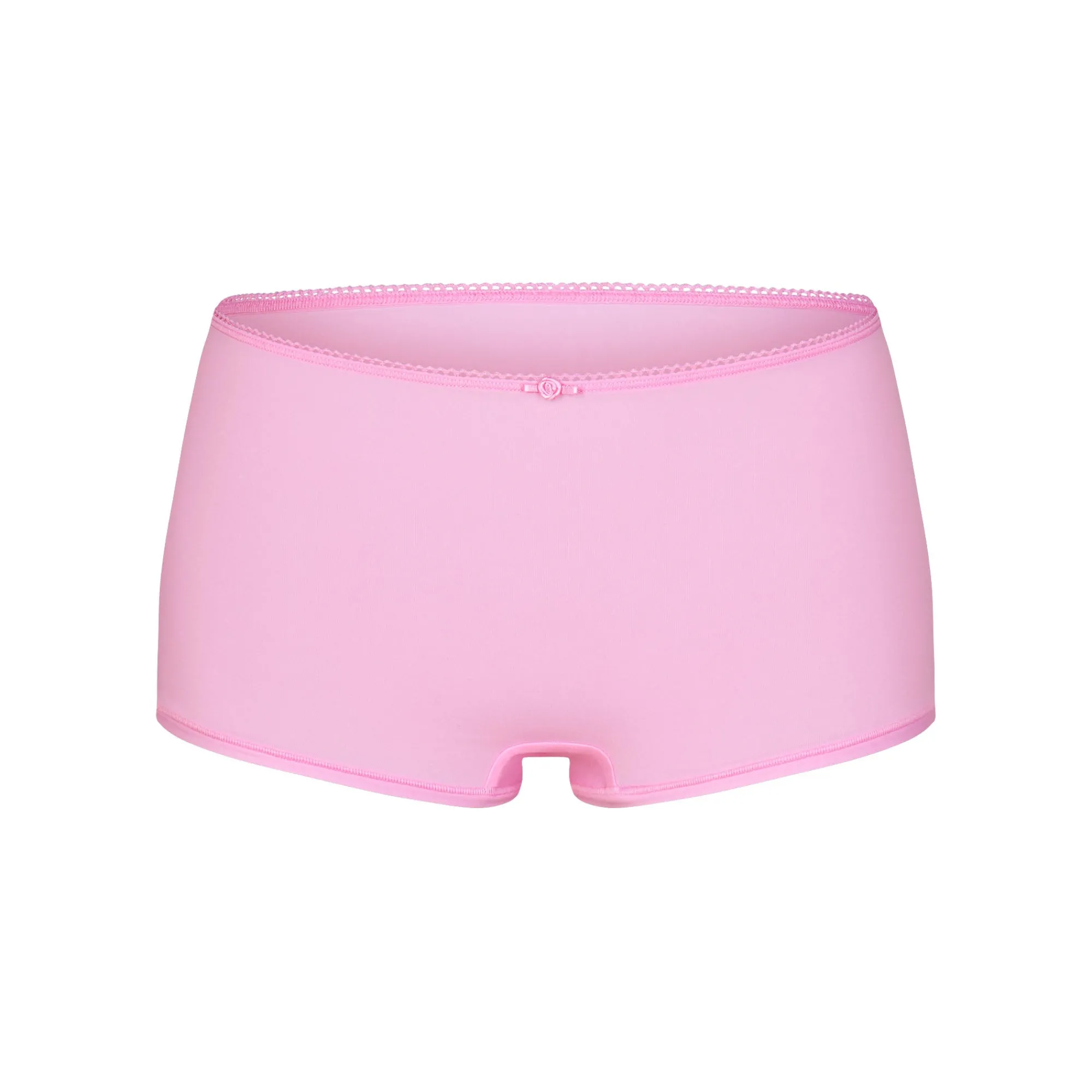 FITS EVERYBODY PICOT TRIM BOY SHORT | BUBBLE GUM-Skims Outlet
