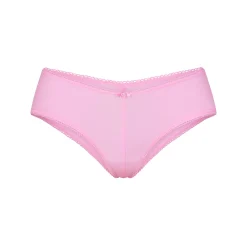 FITS EVERYBODY PICOT TRIM TANGA | BUBBLE GUM-Skims New