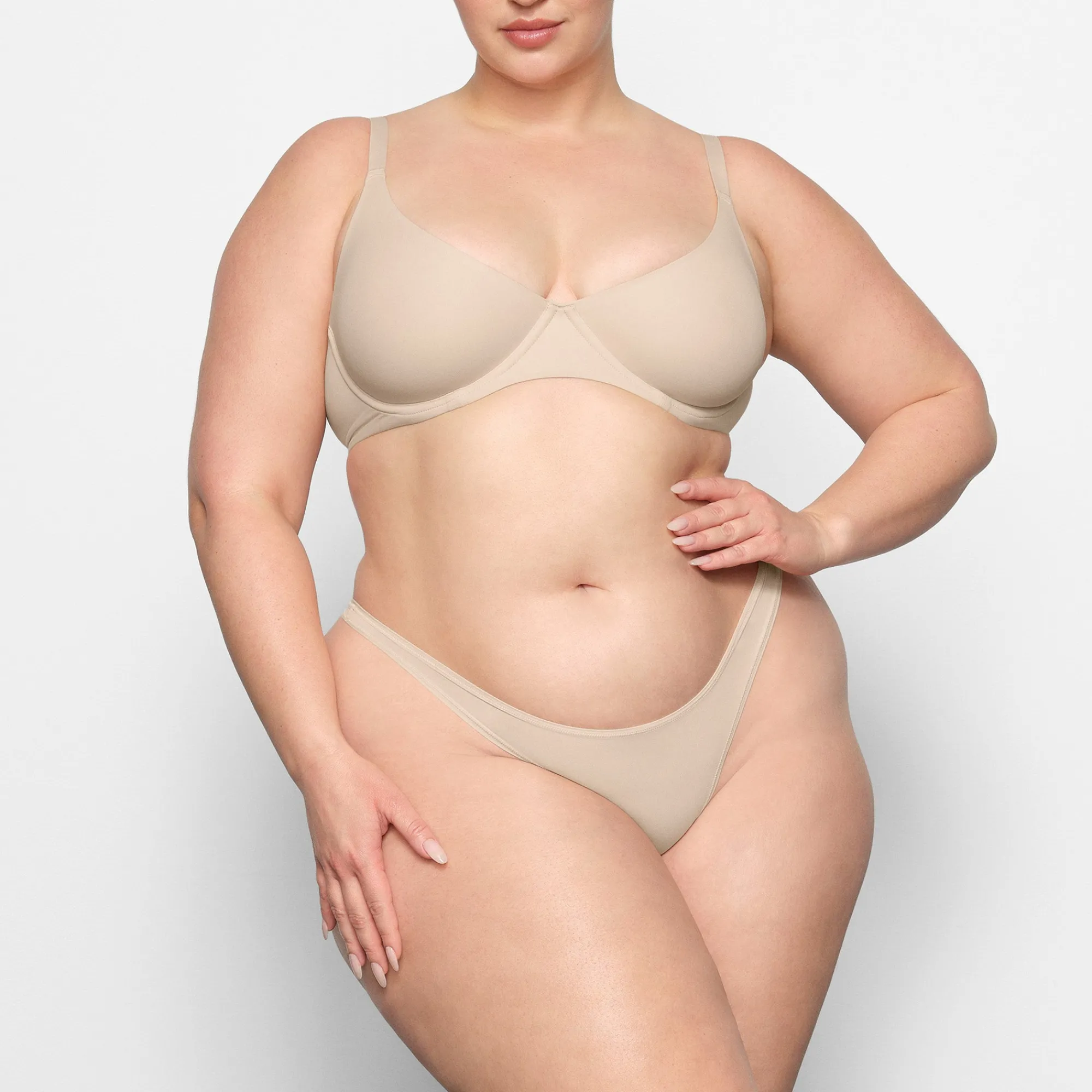 FITS EVERYBODY UNLINED DEMI BRA |-Skims Best