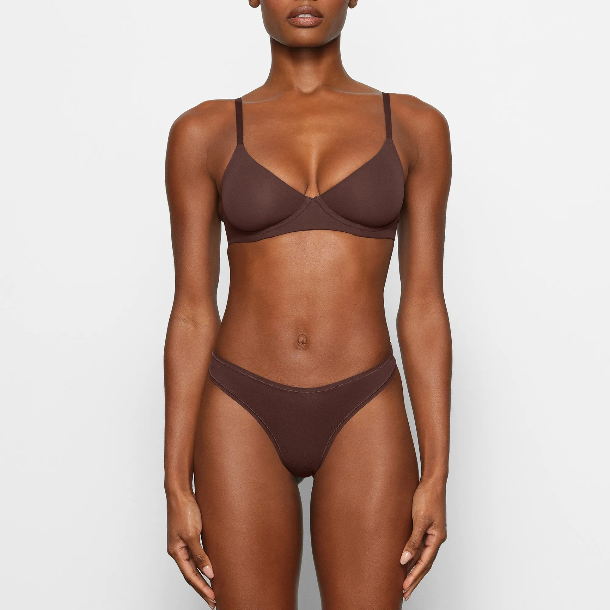 FITS EVERYBODY UNLINED DEMI BRA |-Skims Online