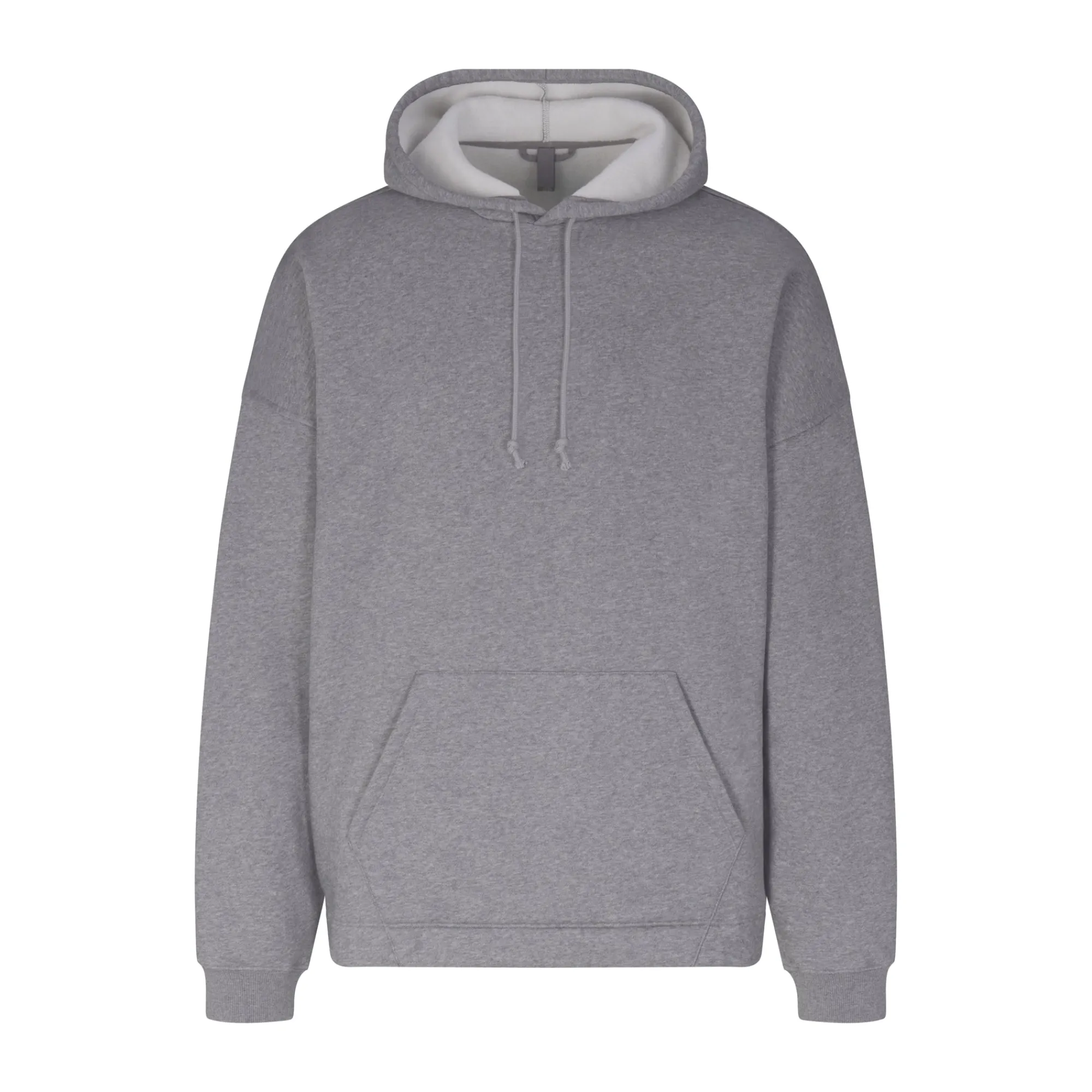 FLEECE LOUNGE MENS OVERSIZED HOODIE | DARK HEATHER GREY-Skims Hot