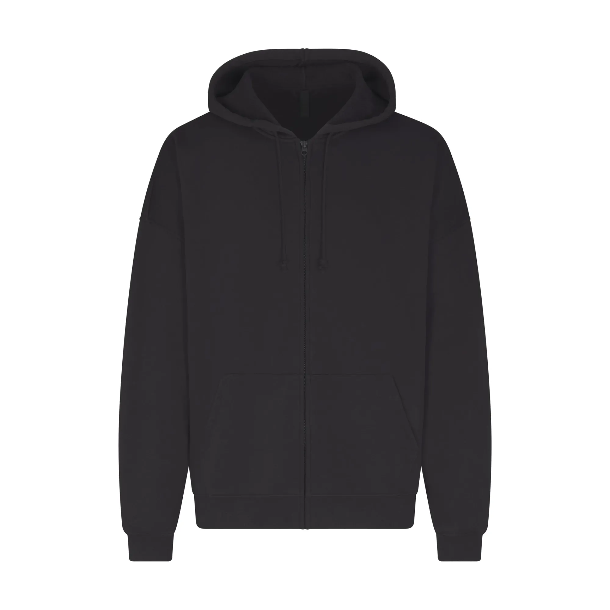 FLEECE LOUNGE MENS OVERSIZED ZIP UP HOODIE | WASHED ONYX-Skims Best