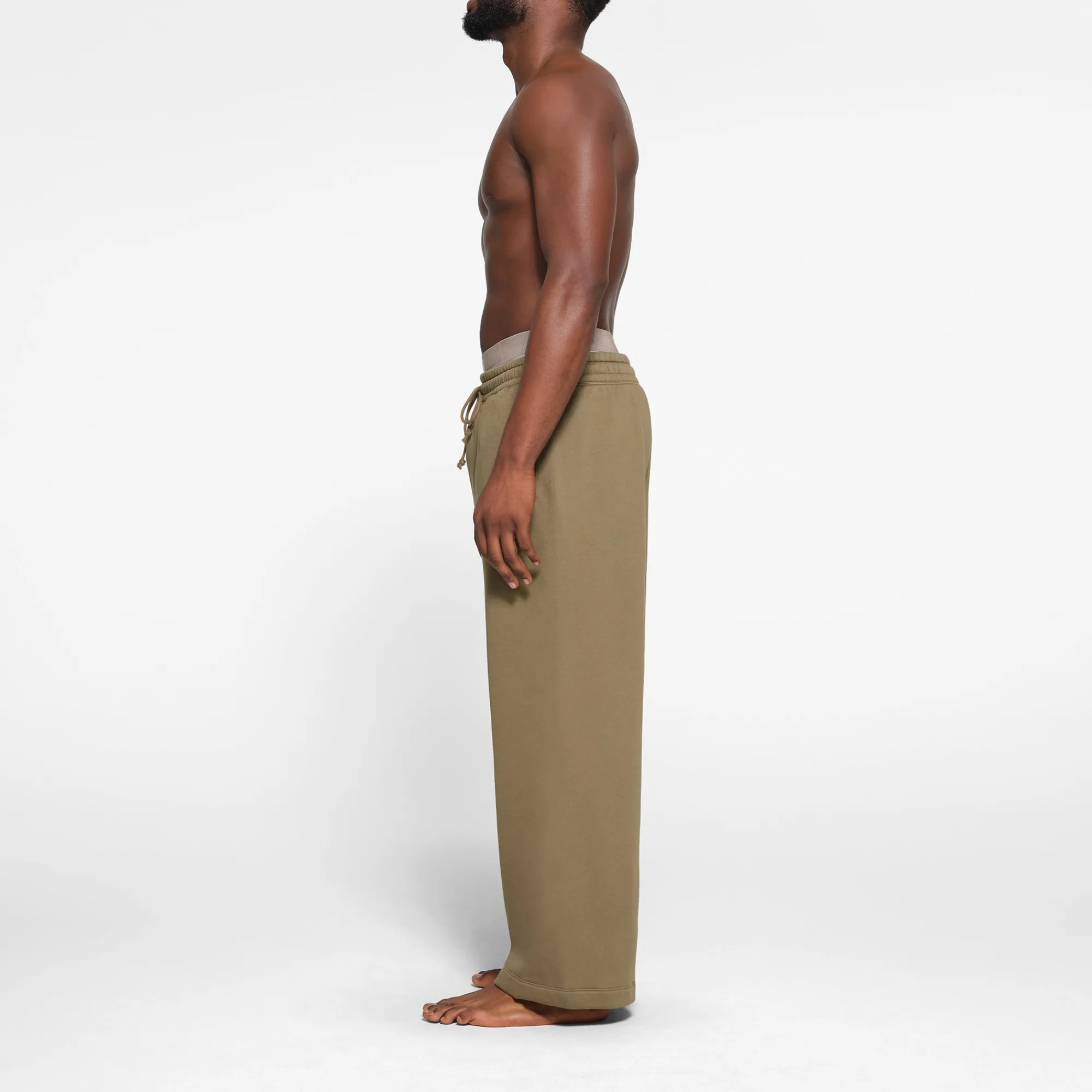FLEECE LOUNGE MENS OVERSIZED STRAIGHT LEG PANT |-Skims Best