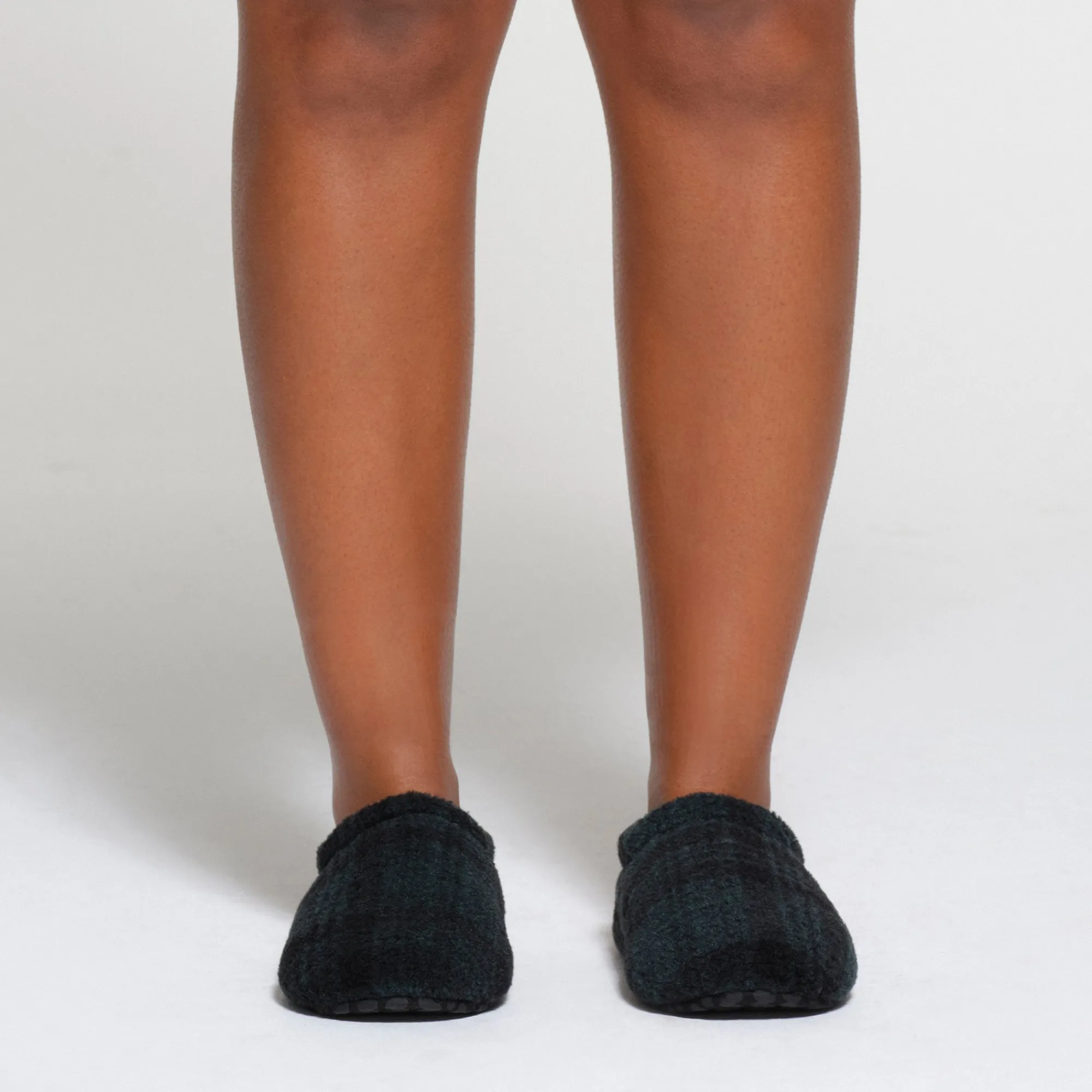FLEECE SLEEP UNISEX SLIPPER | CYPRESS PLAID-Skims New