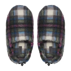 FLEECE SLEEP UNISEX SLIPPER | MULTI PLAID-Skims Outlet