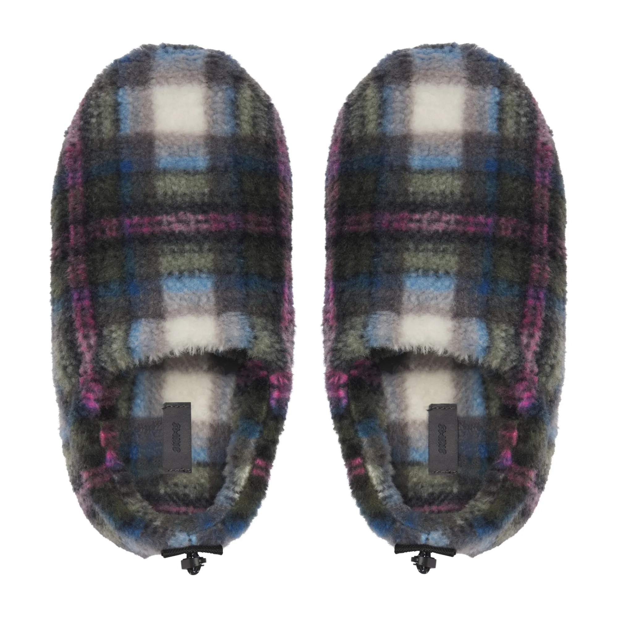 FLEECE SLEEP UNISEX SLIPPER | MULTI PLAID-Skims Outlet