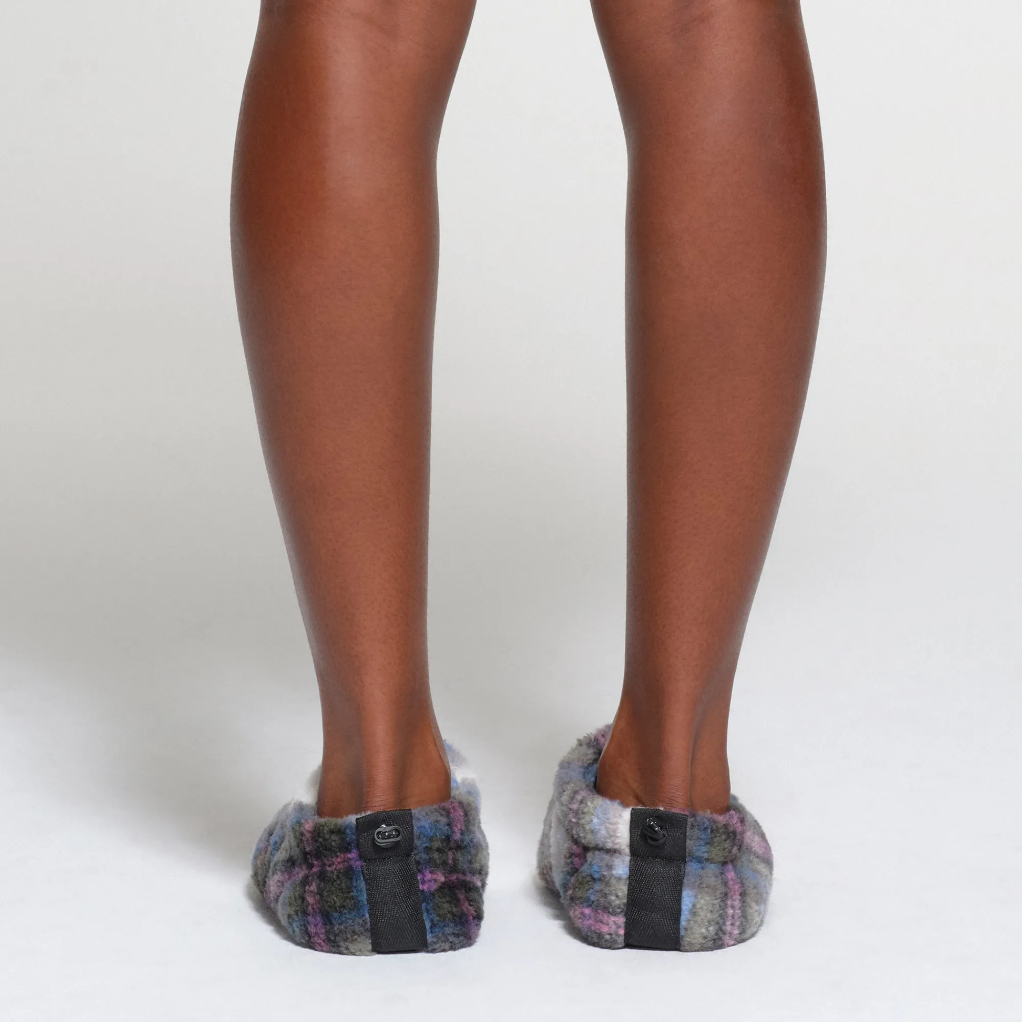 FLEECE SLEEP UNISEX SLIPPER | MULTI PLAID-Skims Outlet