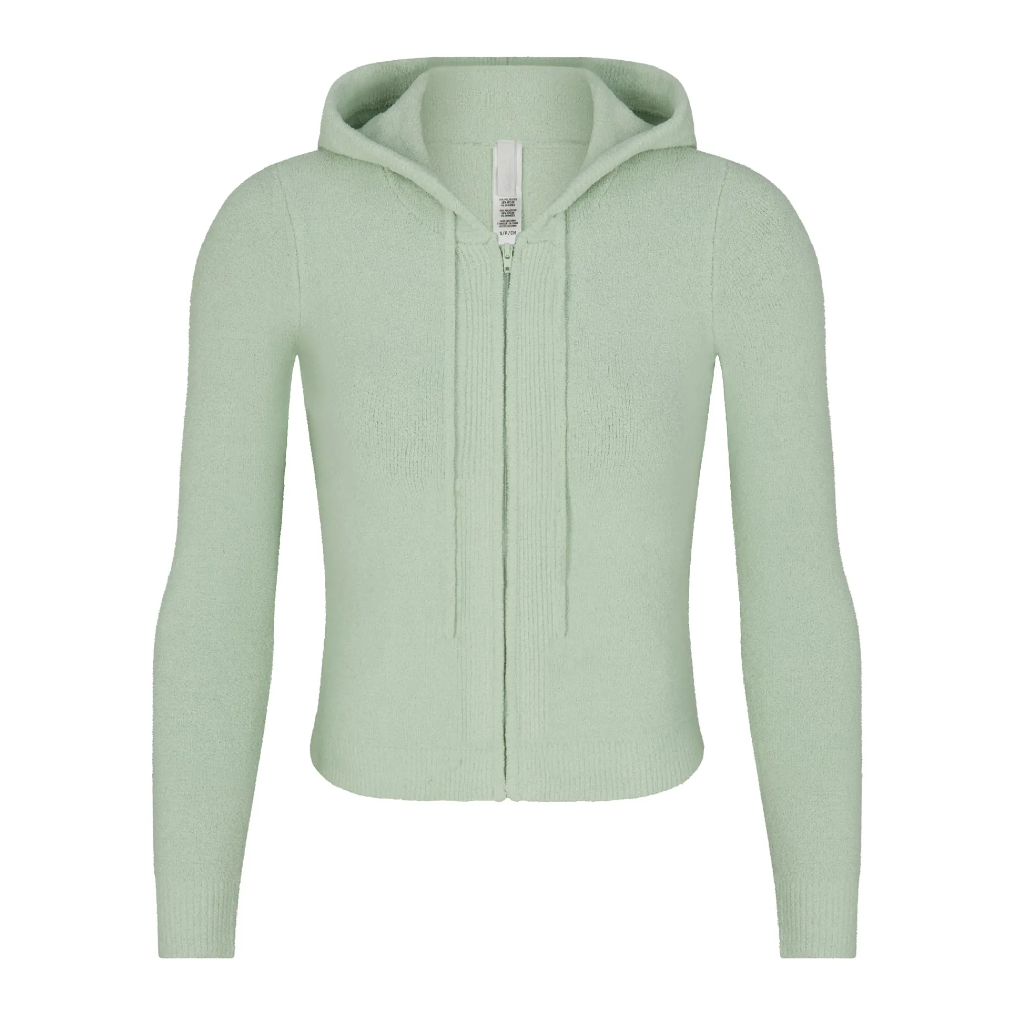 LIGHT COZY CROPPED ZIP UP HOODIE |-Skims Discount