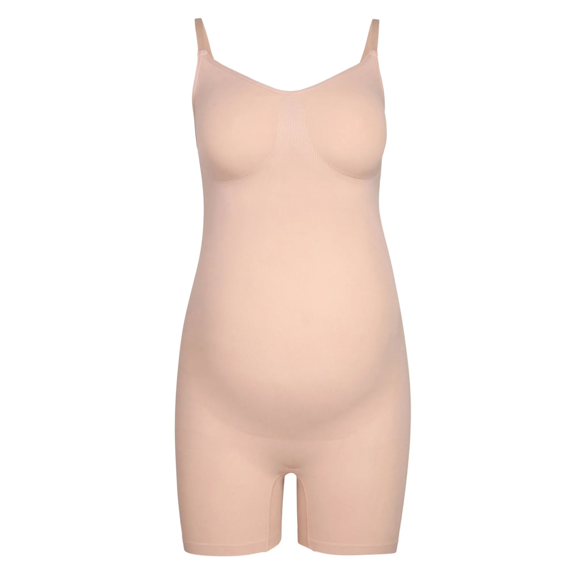 MATERNITY SCULPTING BODYSUIT MID THIGH |-Skims Best