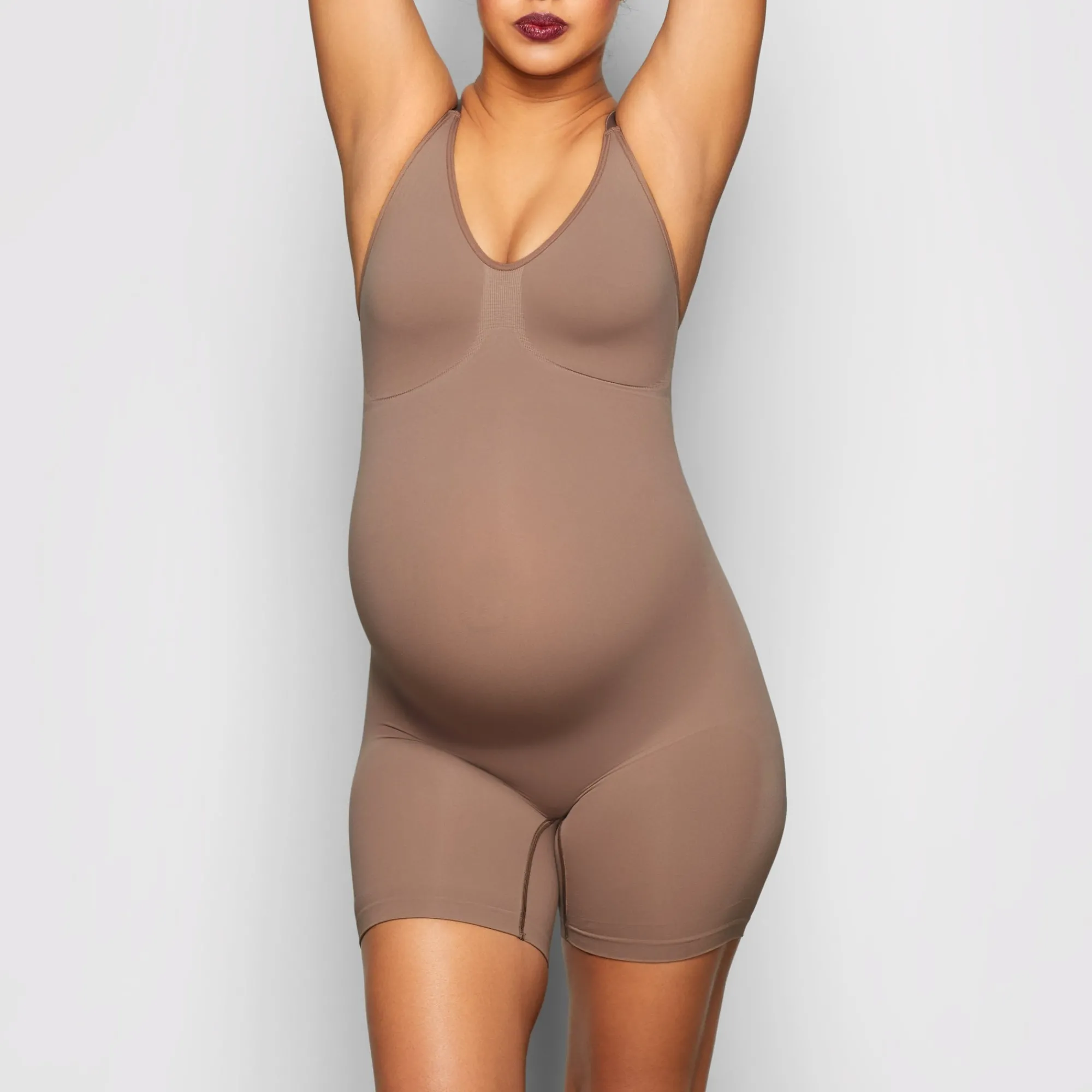 MATERNITY SCULPTING BODYSUIT MID THIGH |-Skims Sale