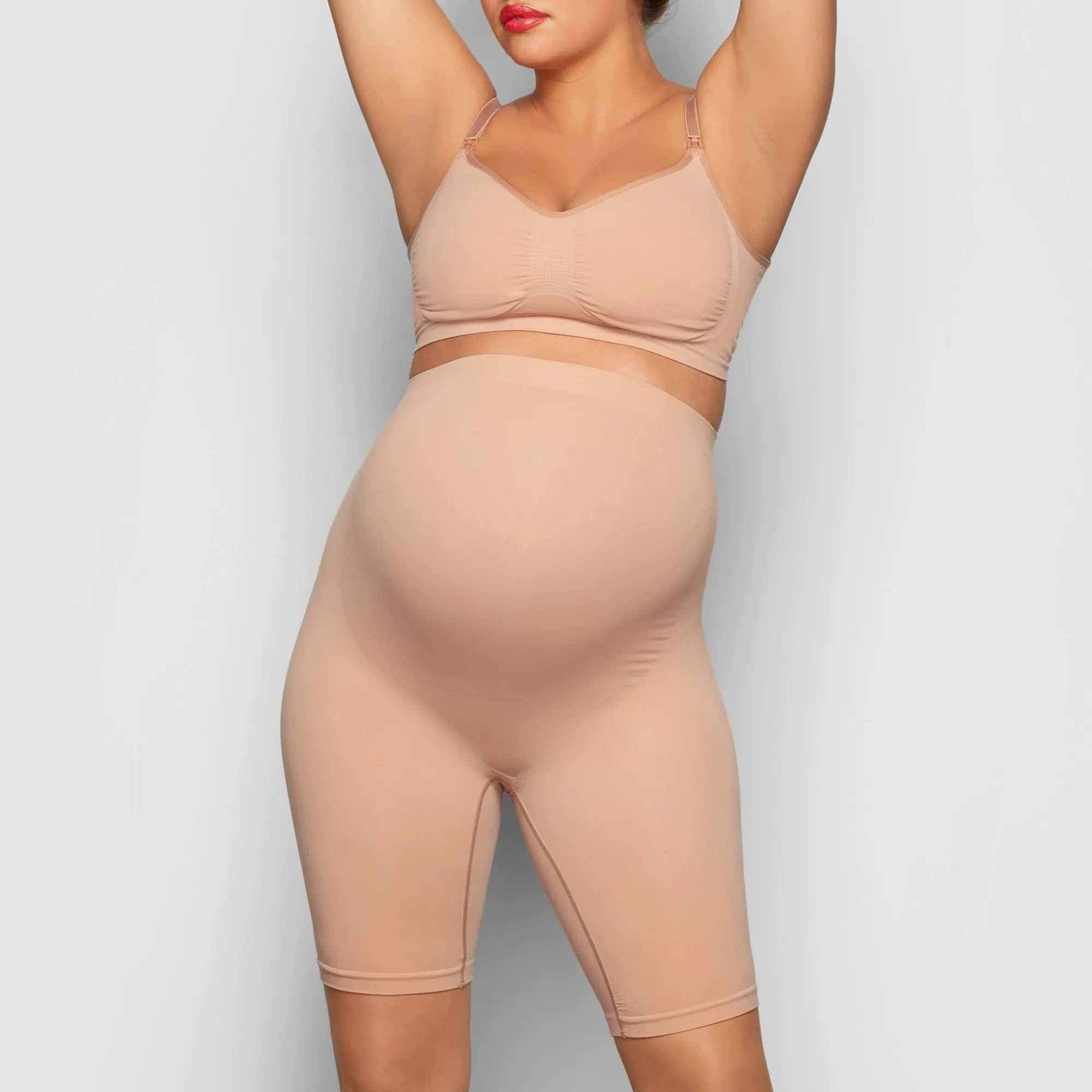 MATERNITY SCULPTING SHORT MID THIGH |-Skims New