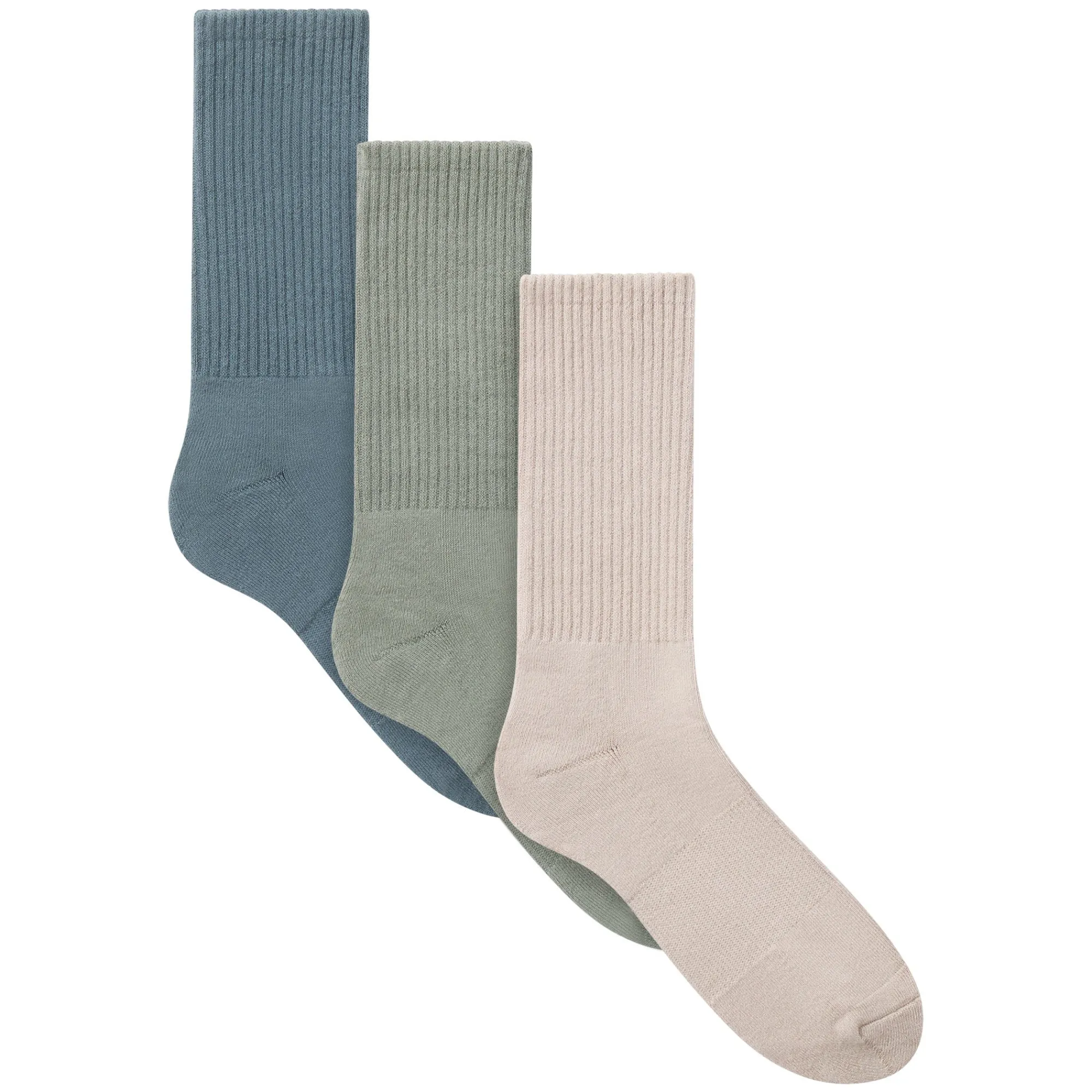 MENS TUBE CREW SOCK 3-PACK | STONE MULTI-Skims Clearance