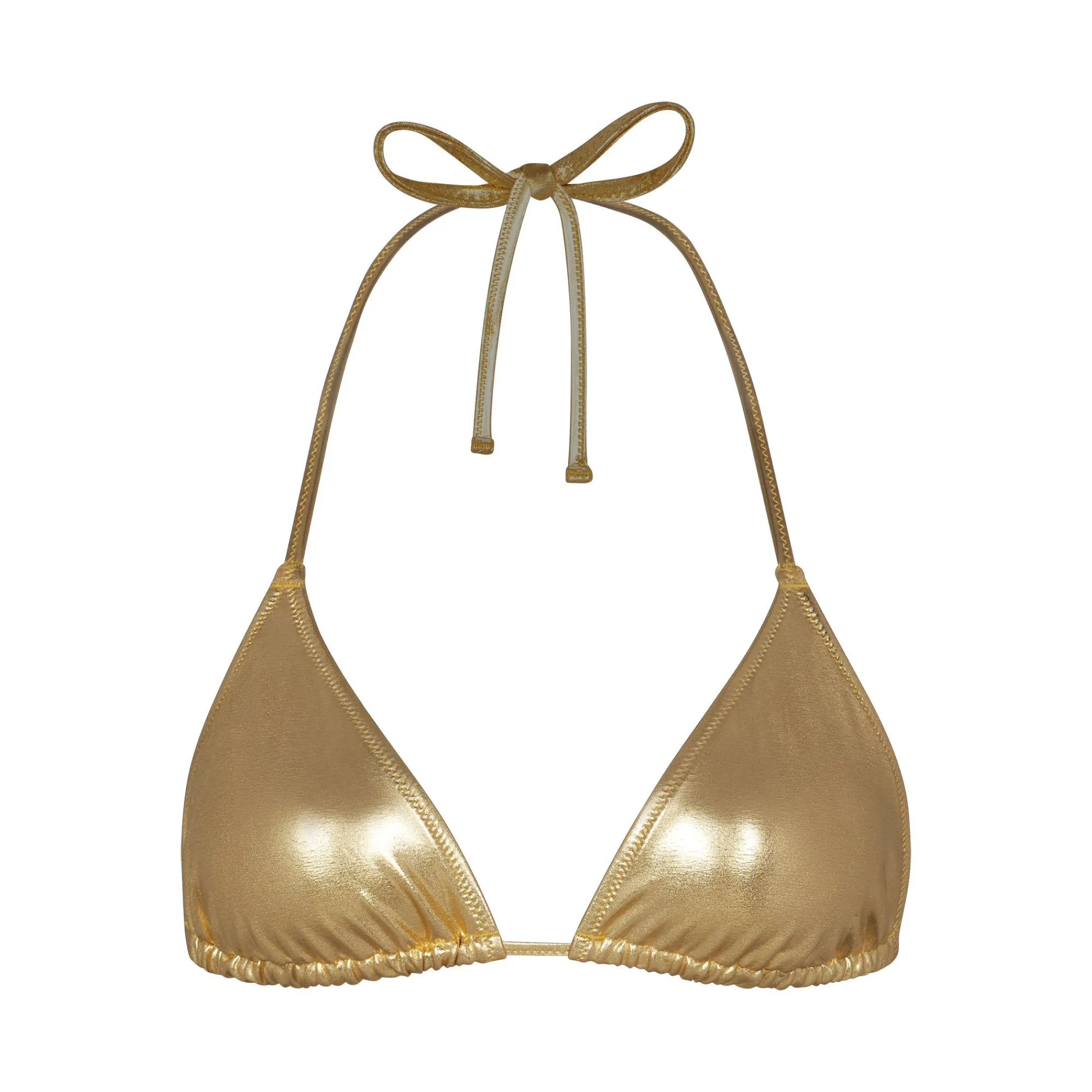 METALLIC SWIM TRIANGLE TOP |-Skims Fashion