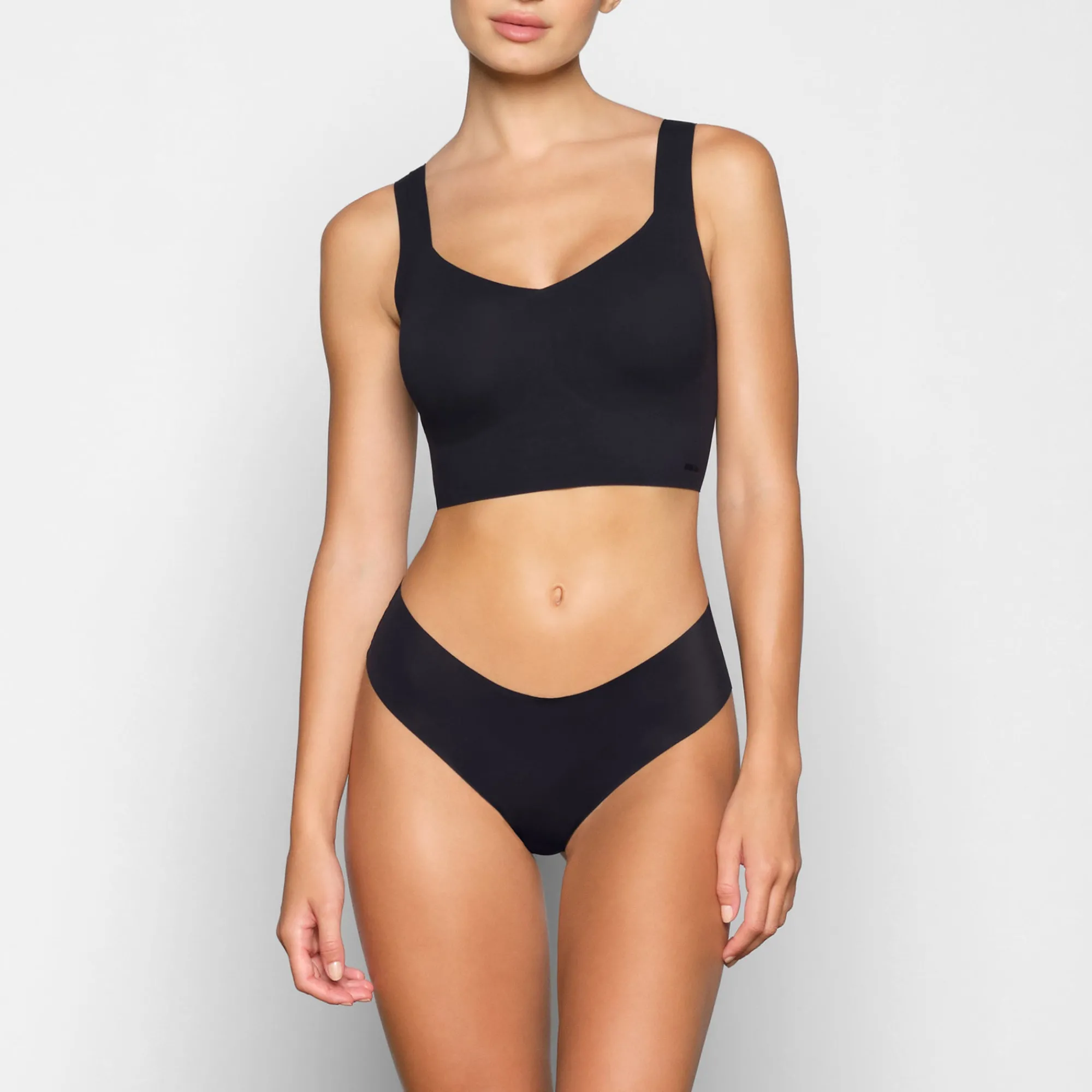 NAKED PLUNGE LONGLINE BRALETTE |-Skims Best