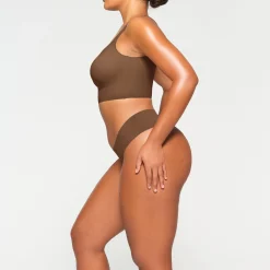 NAKED PLUNGE LONGLINE BRALETTE |-Skims Online