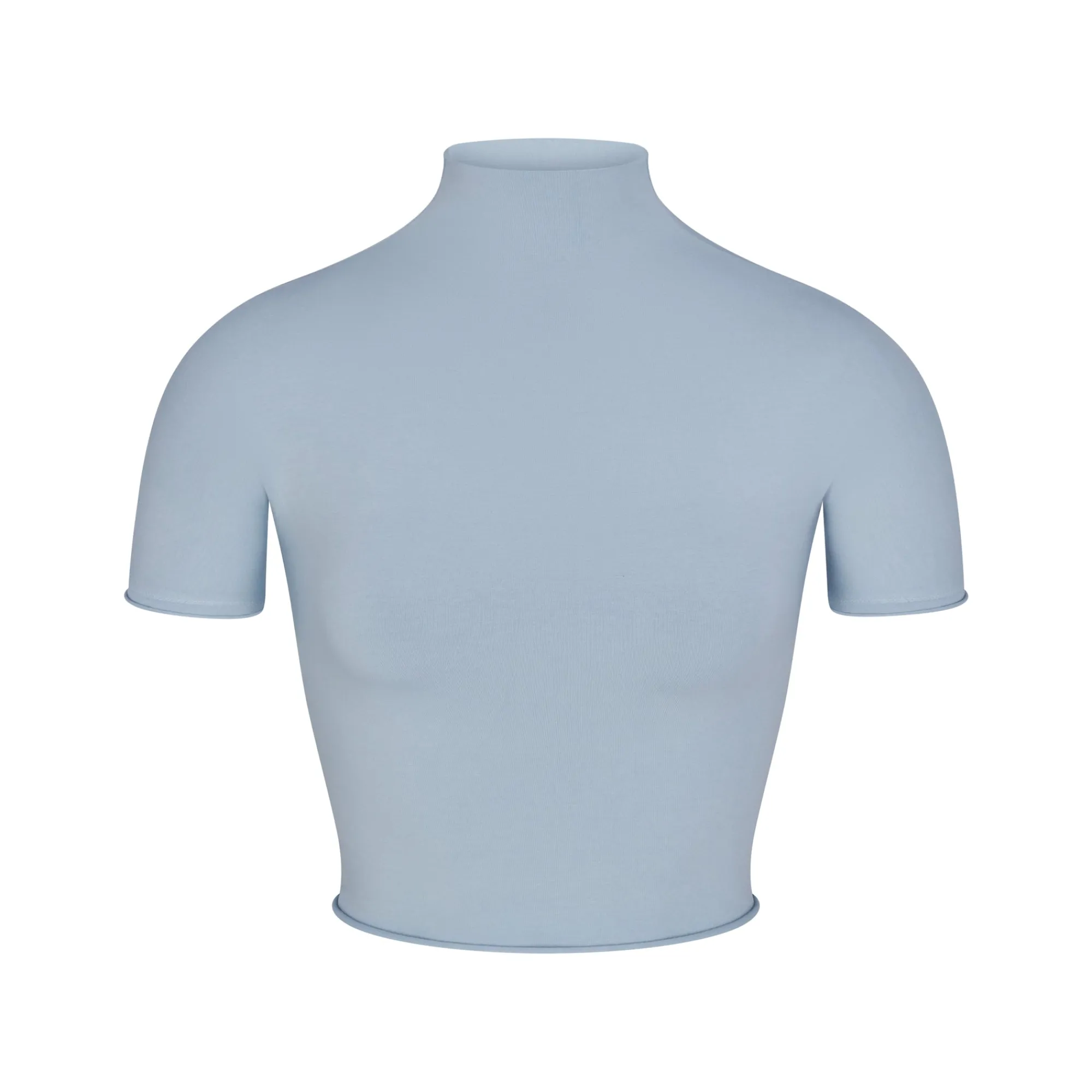 RAW EDGE CROPPED T-SHIRT |-Skims Online