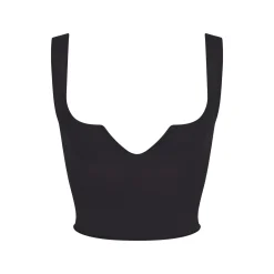 RAW EDGE SLIT FRONT CROPPED CAMI |-Skims Discount
