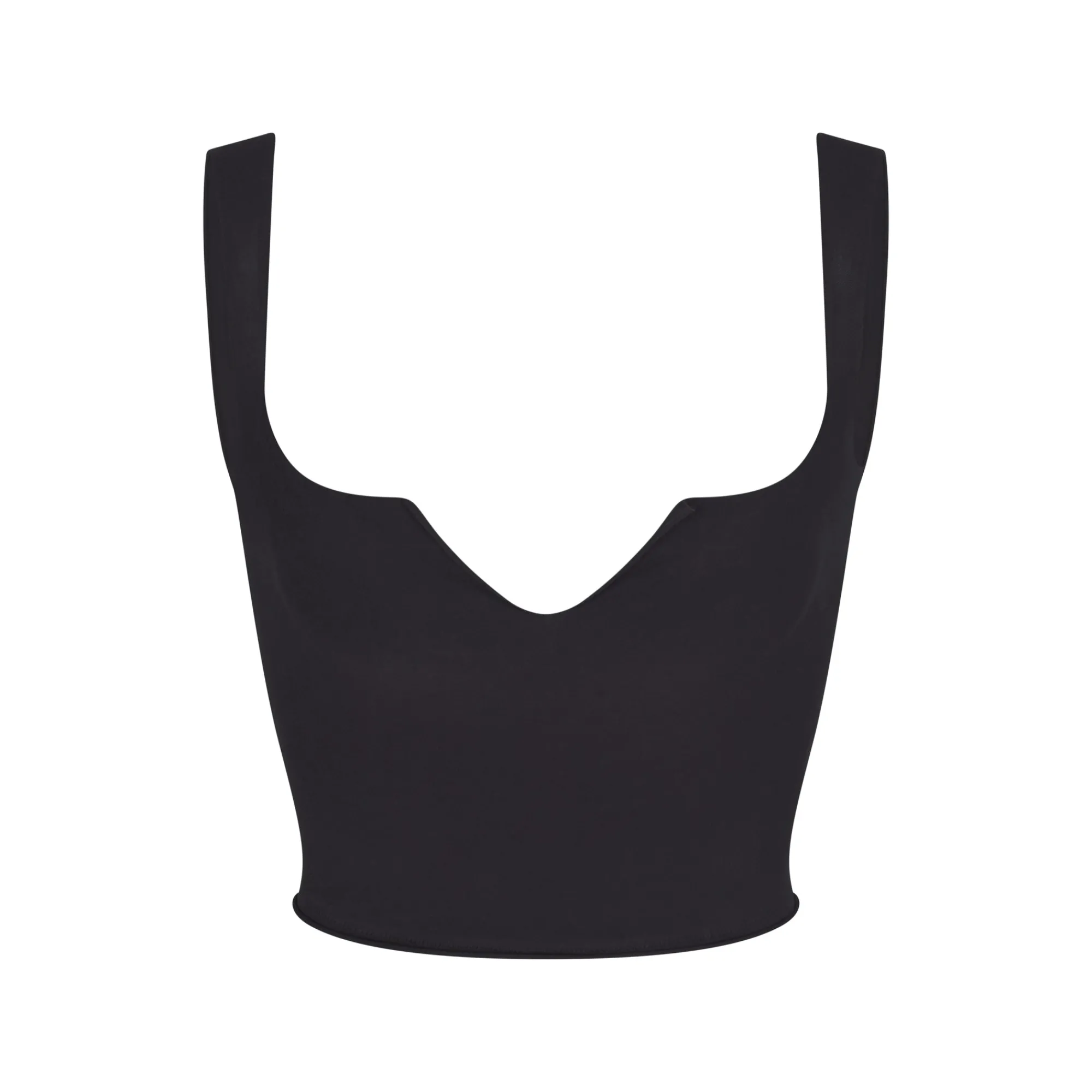 RAW EDGE SLIT FRONT CROPPED CAMI |-Skims Discount