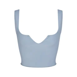 RAW EDGE SLIT FRONT CROPPED CAMI |-Skims Clearance