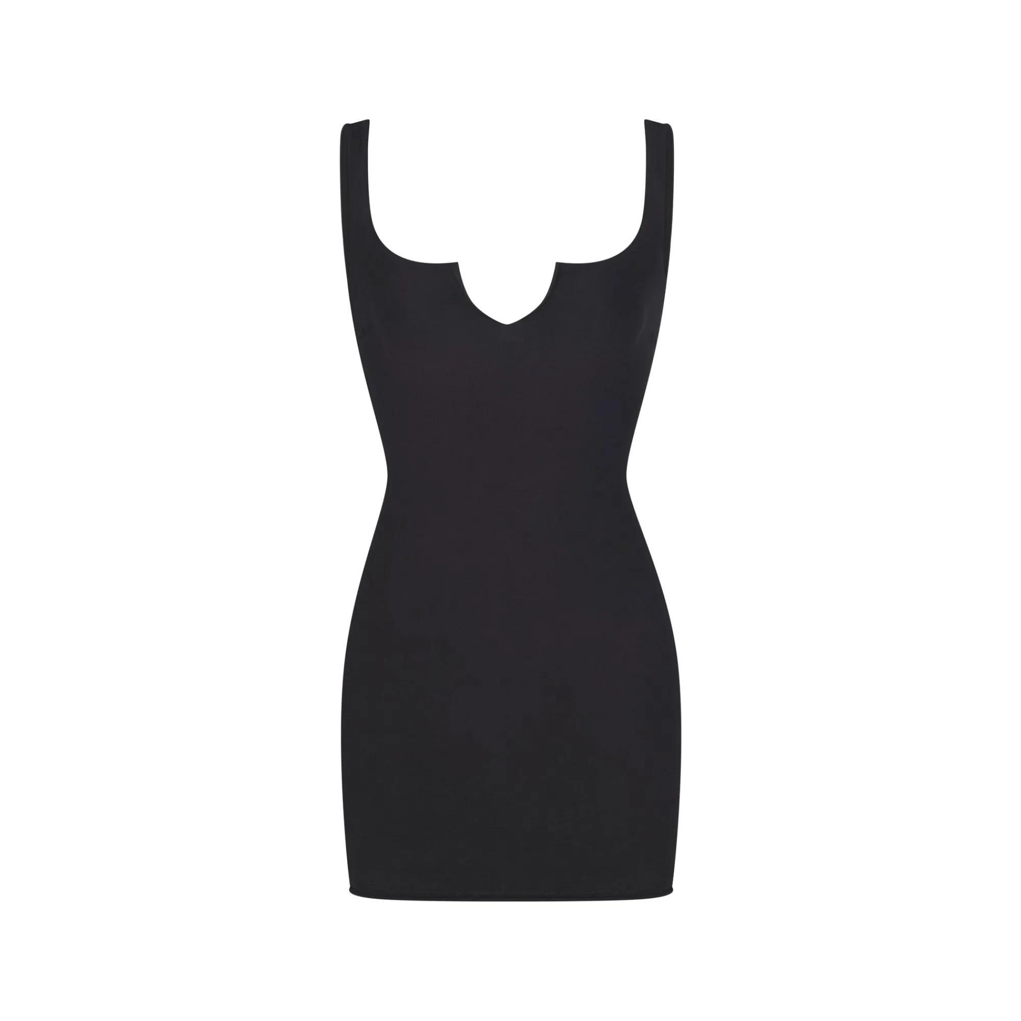 RAW EDGE SLIT FRONT MINI DRESS |-Skims Best
