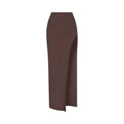RAW EDGE SLIT LONG SKIRT |-Skims New