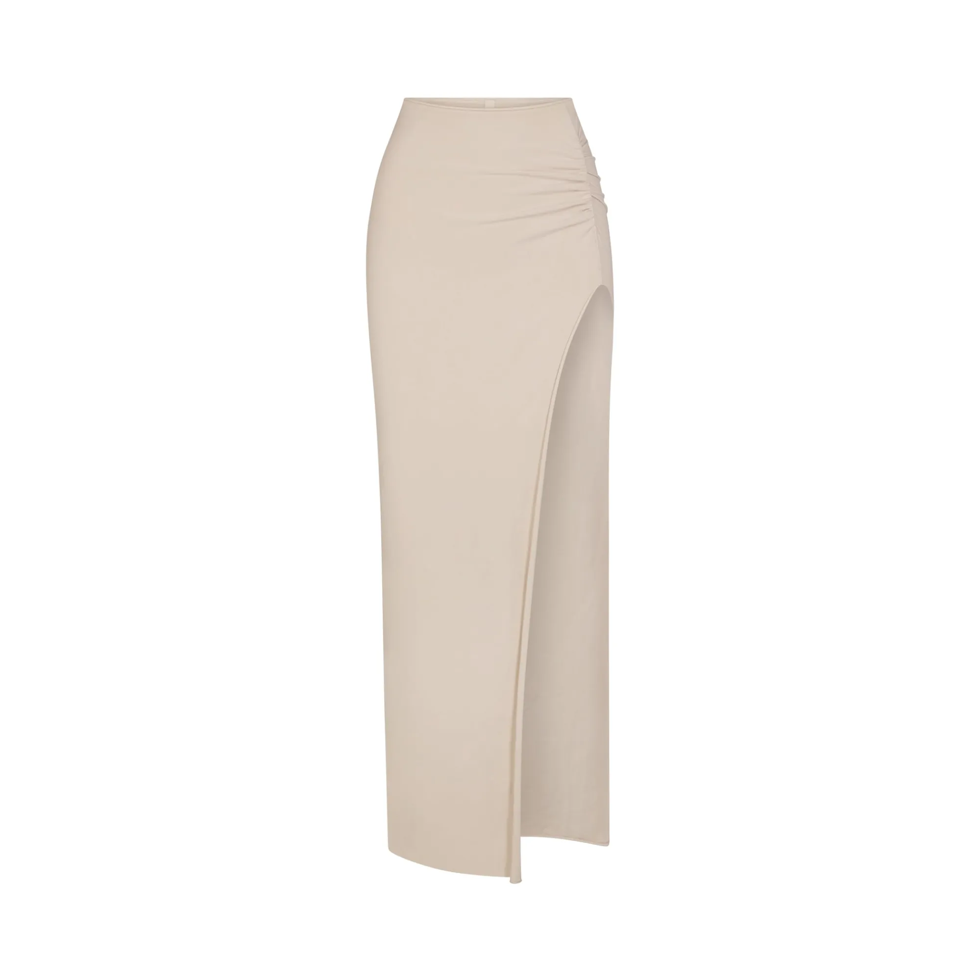 RAW EDGE SLIT LONG SKIRT |-Skims Sale