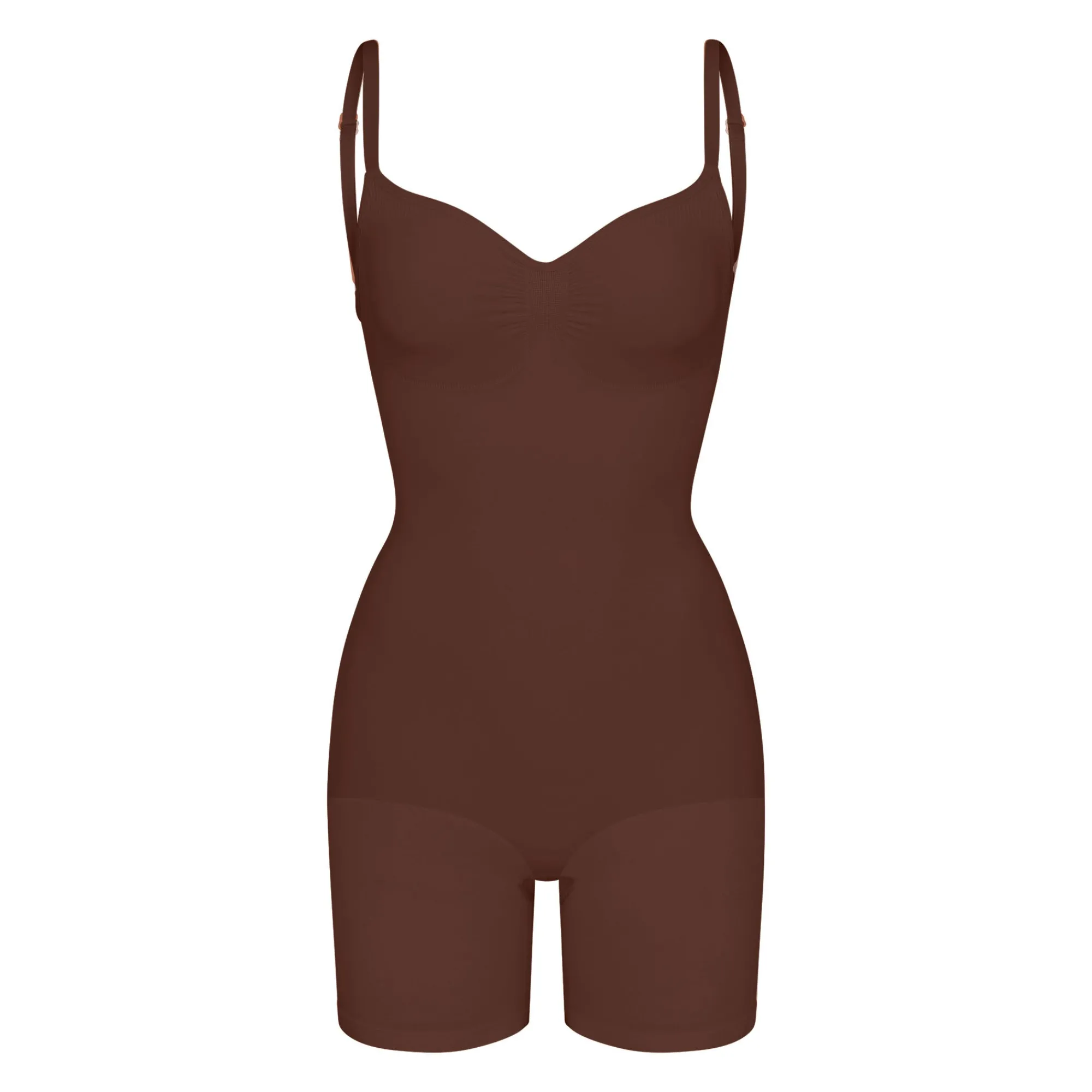 SEAMLESS SCULPT LOW BACK MID THIGH BODYSUIT |-Skims Hot