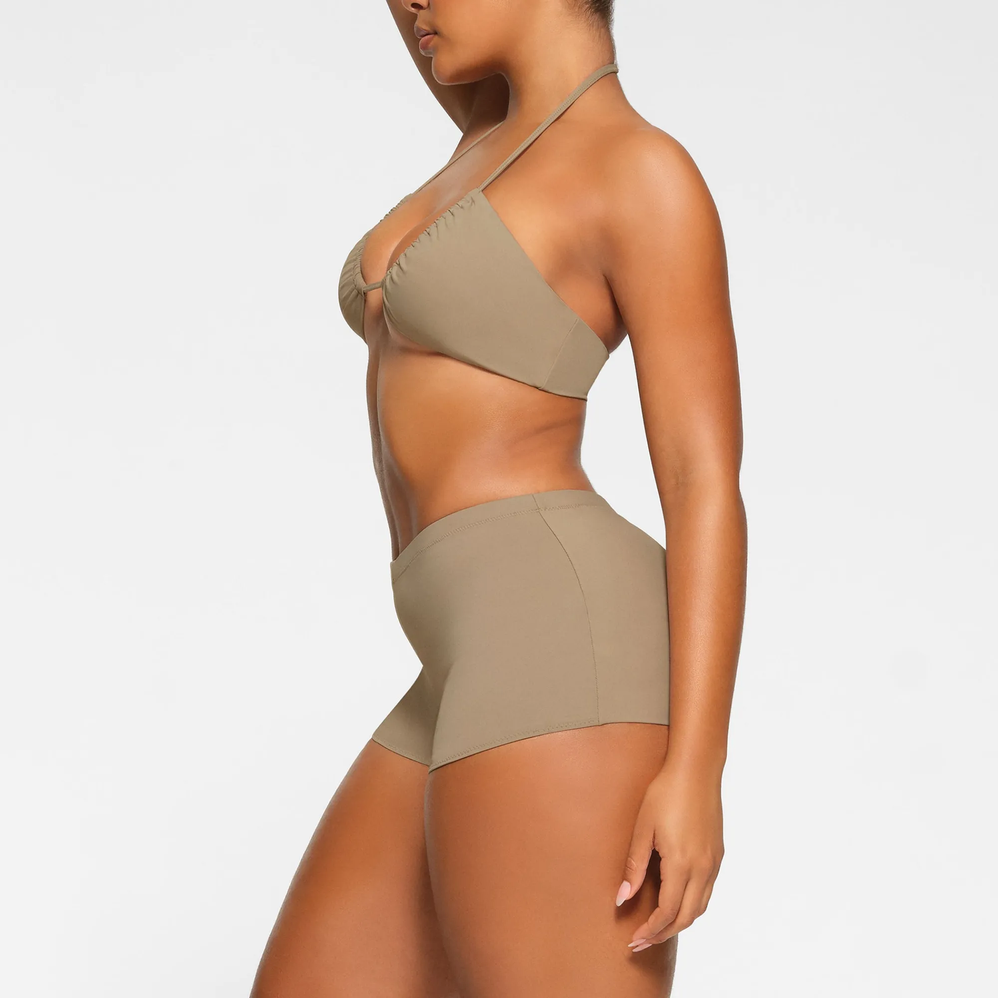 SIGNATURE SWIM HALTER BIKINI TOP |-Skims Online