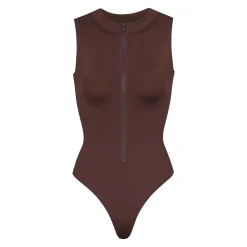 SIGNATURE SWIM ZIP FRONT SLEEVELESS ONE PIECE |-Skims Outlet