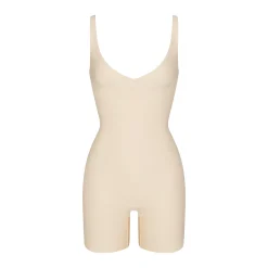 BODY UNLINED PLUNGE MID THIGH BODYSUIT |-Skims Fashion