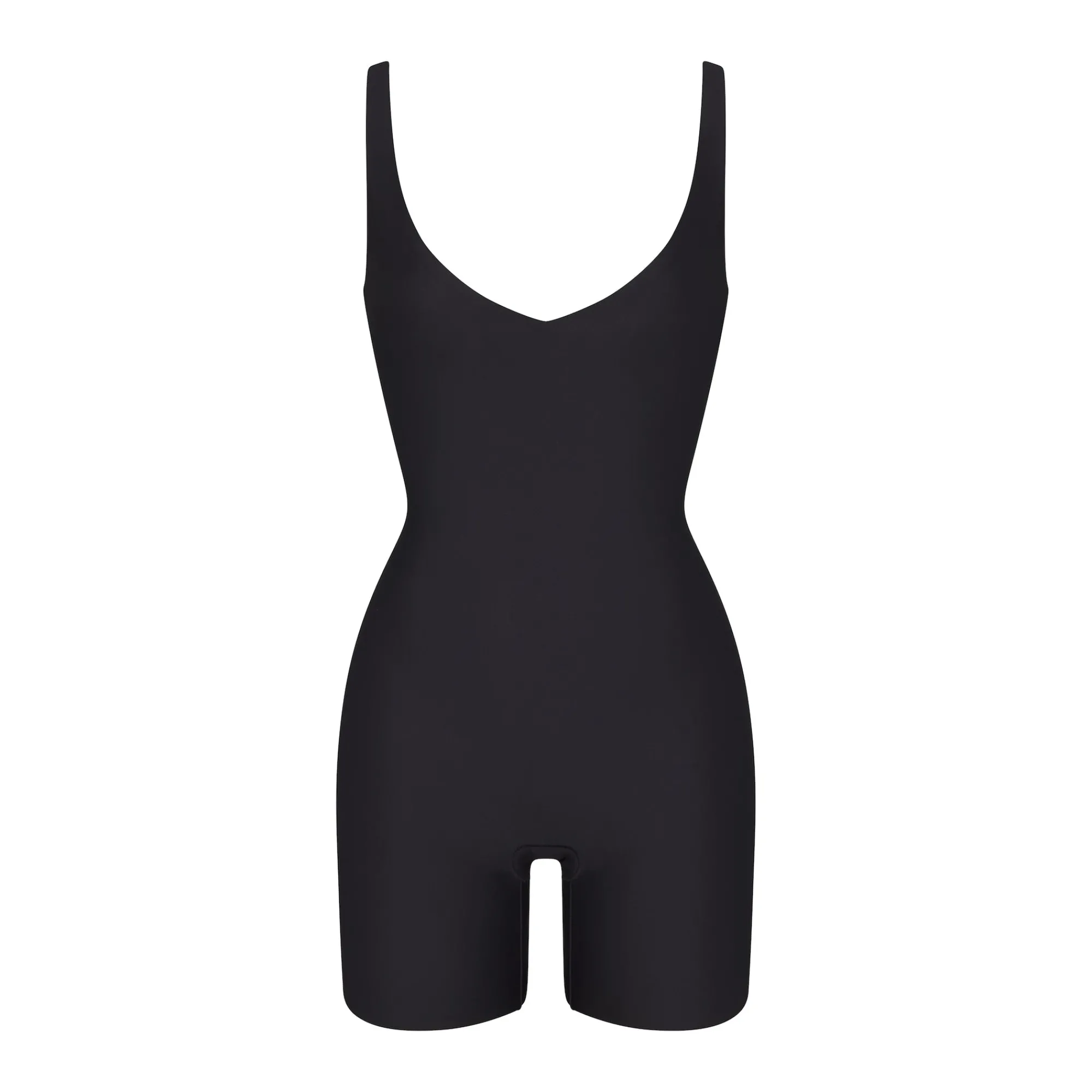 BODY UNLINED PLUNGE MID THIGH BODYSUIT |-Skims Best