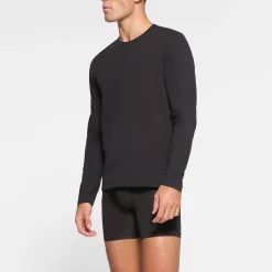 COTTON MENS LONG SLEEVE T-SHIRT |-Skims Sale