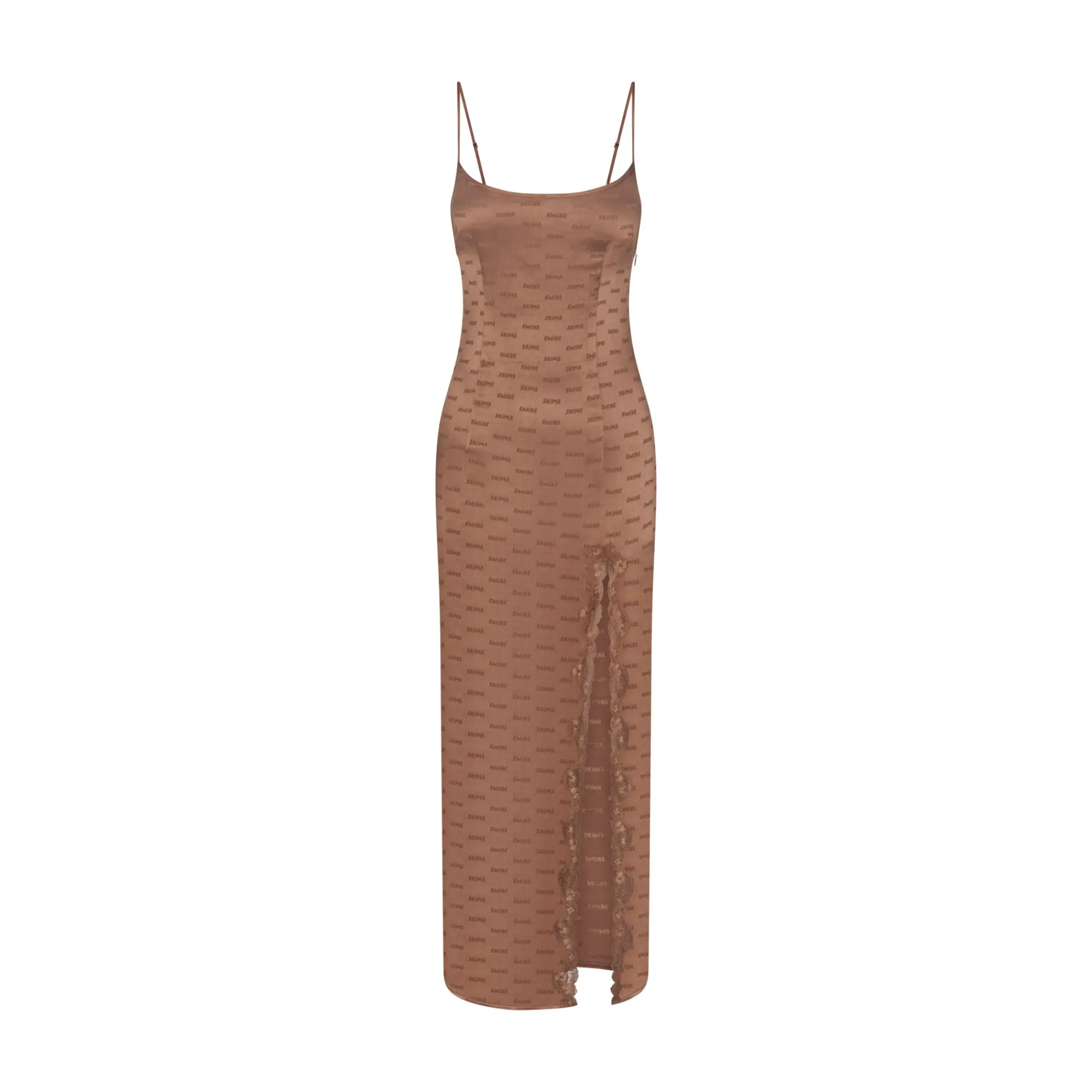 JACQUARD LACE LONG DRESS |-Skims Online