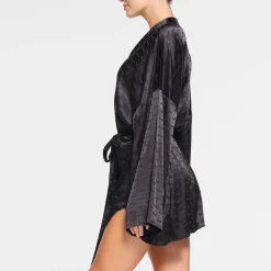 JACQUARD SHORT ROBE |-Skims New