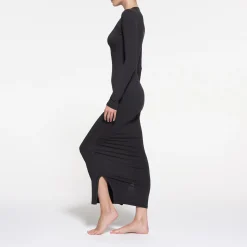 SLEEP HENLEY LONG DRESS |-Skims Online