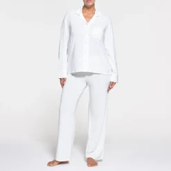 SLEEP LONG SLEEVE BUTTON UP SET |-Skims Best