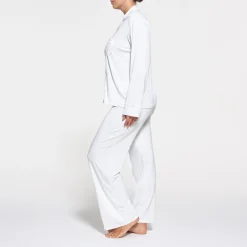 SLEEP LONG SLEEVE BUTTON UP SET |-Skims Best