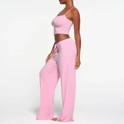 SLEEP STRAIGHT LEG PANT | BUBBLE GUM-Skims Discount