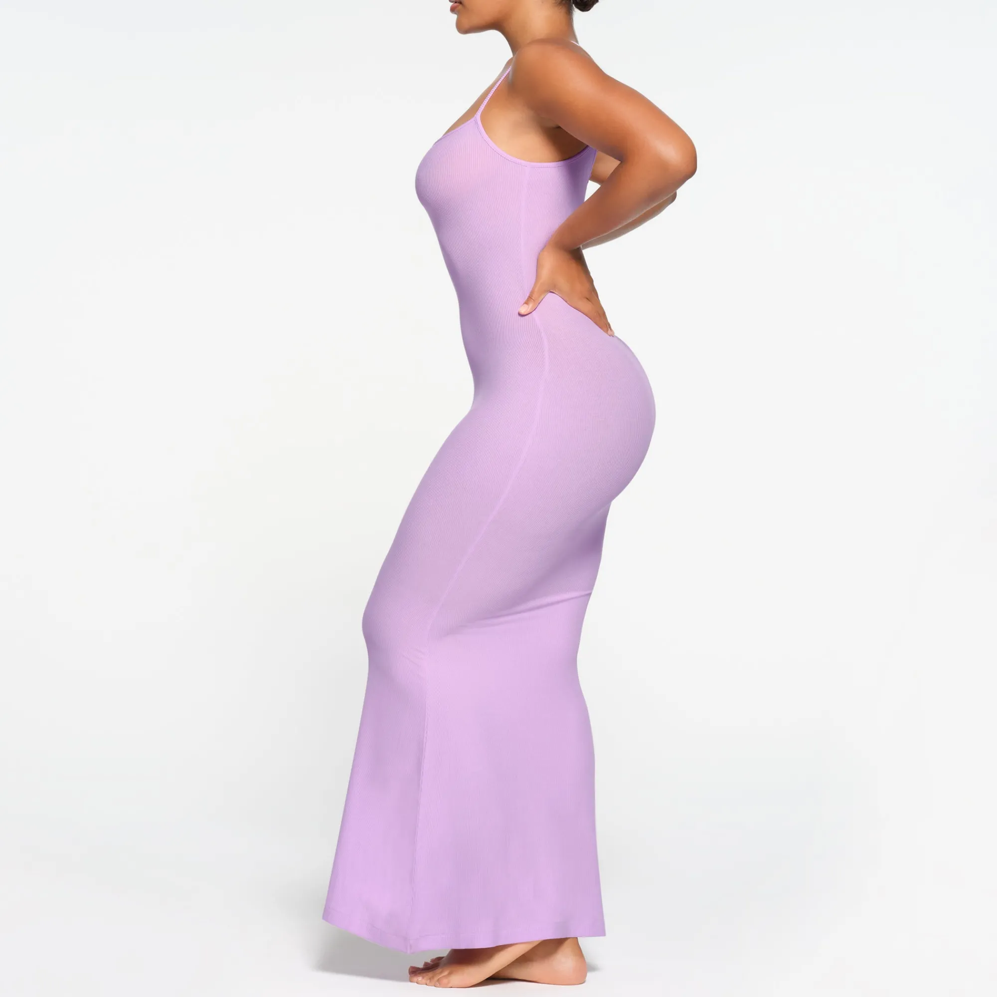SOFT LOUNGE LONG SLIP DRESS | SUGAR PLUM-Skims Sale