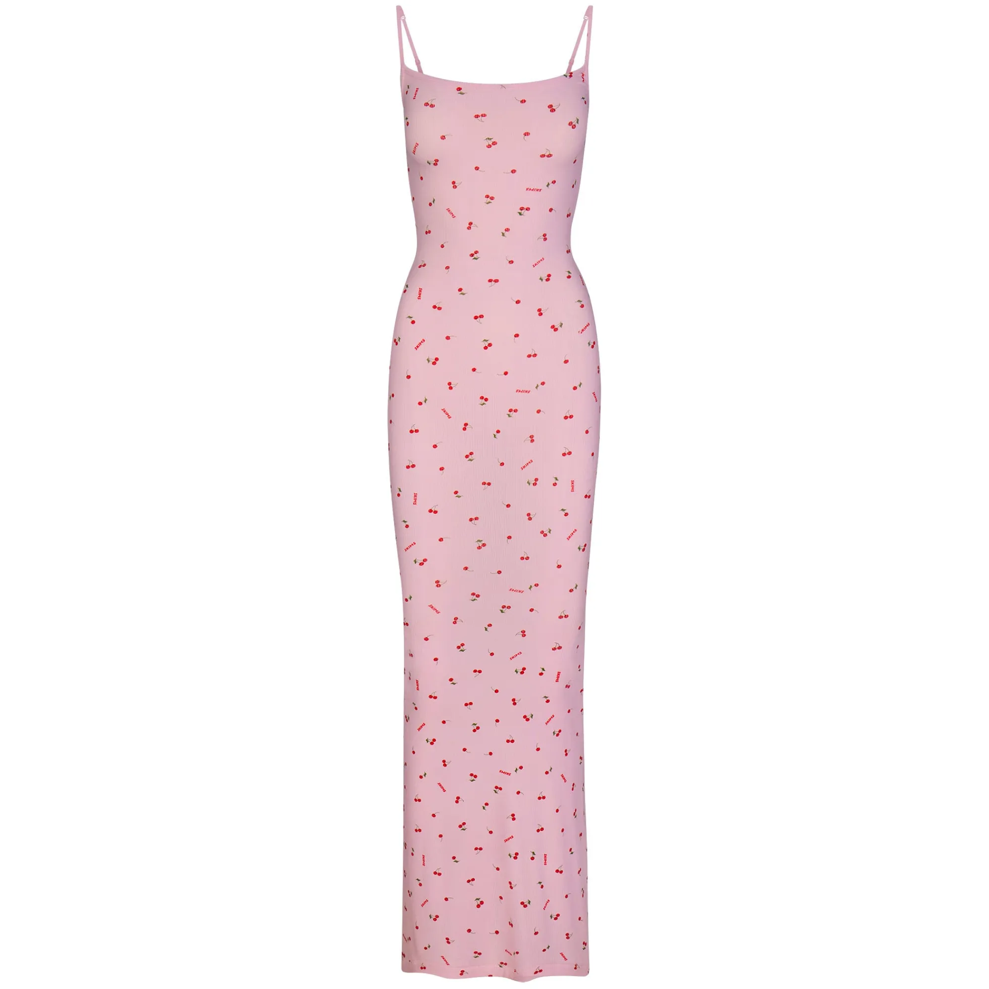 SOFT LOUNGE LONG SLIP DRESS | CHERRY BLOSSOM PRINT-Skims Outlet