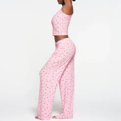 SOFT LOUNGE LOOSE PANT | CHERRY BLOSSOM PRINT-Skims Sale