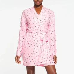 SOFT LOUNGE ROBE | CHERRY BLOSSOM PRINT-Skims Best