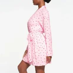 SOFT LOUNGE ROBE | CHERRY BLOSSOM PRINT-Skims Best