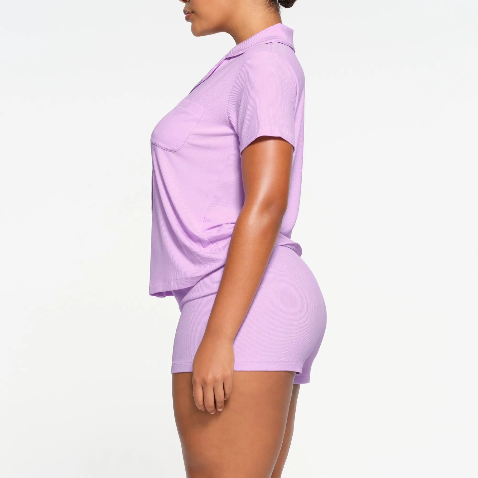 SOFT LOUNGE SHORT SLEEP SET | SUGAR PLUM-Skims Clearance