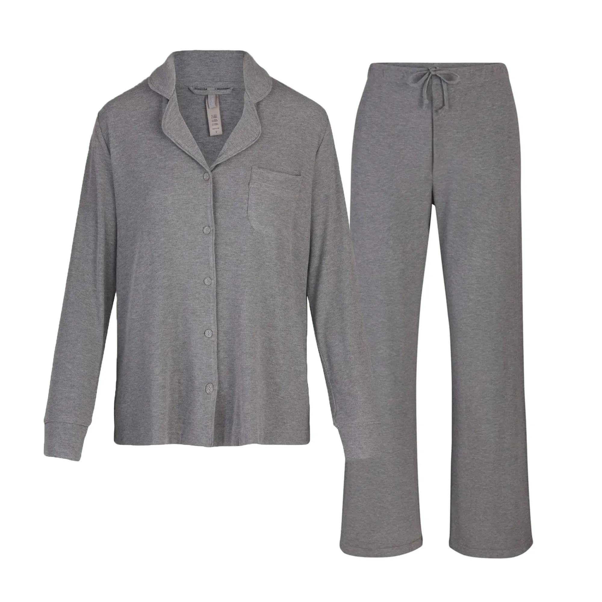 SOFT LOUNGE SLEEP SET | HEATHER GREY-Skims New
