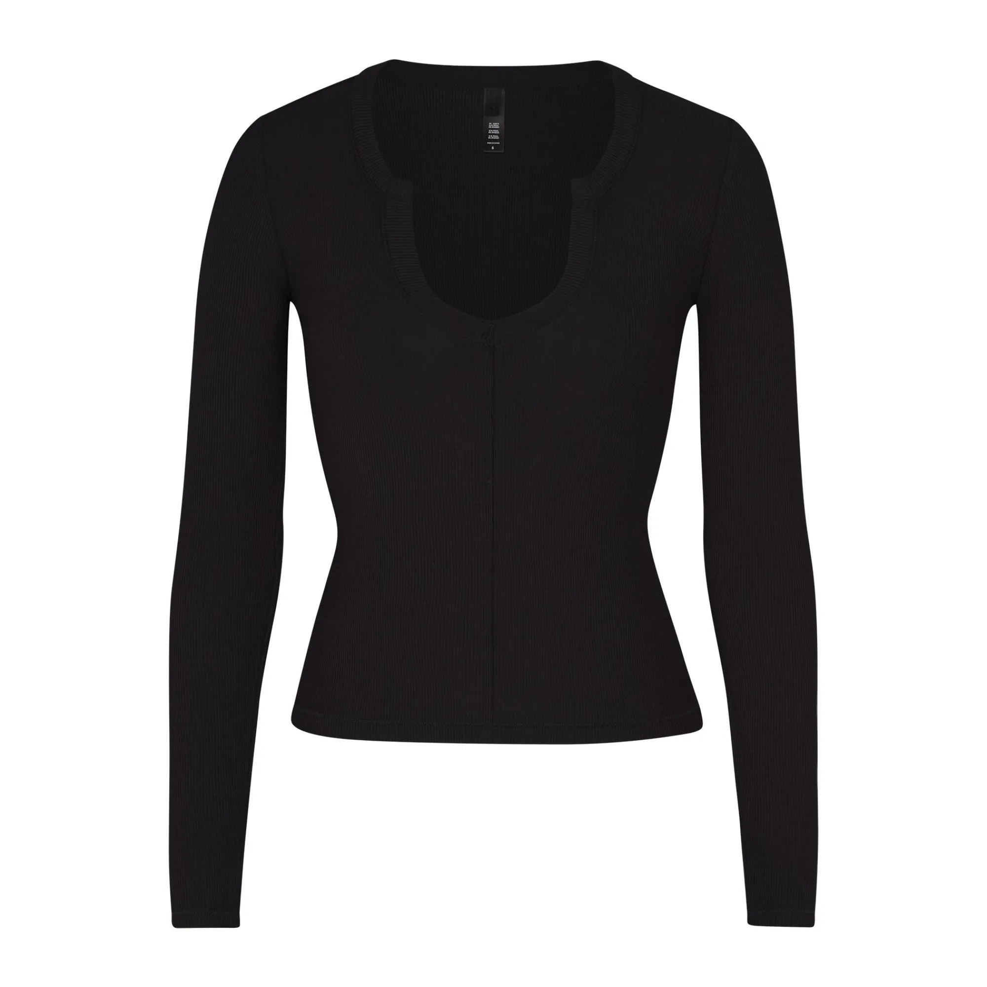 SOFT LOUNGE SPLIT NECK LONG SLEEVE |-Skims Sale