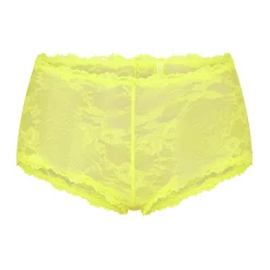 STRETCH LACE BOY SHORT | YELLOW HIGHLIGHTER-Skims New