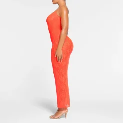 STRETCH LACE CAMI LONG DRESS |-Skims Outlet
