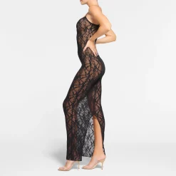 STRETCH LACE CAMI LONG DRESS |-Skims Sale